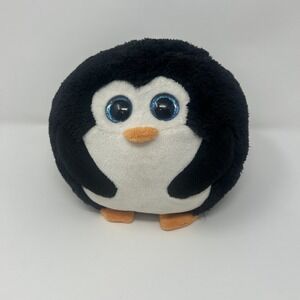 Ty Beanie Avalanche Ballz the Penguin Ball EXTRA LARGE 2012 RARE